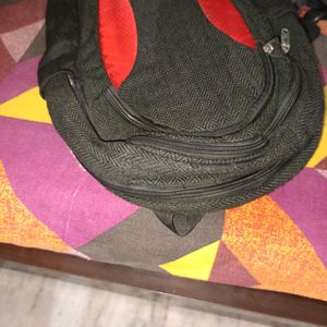 Black+ Red Color Pittho Bag