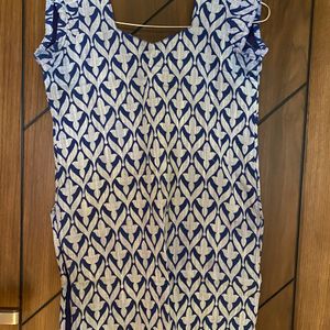 Blue Color Short Kurti