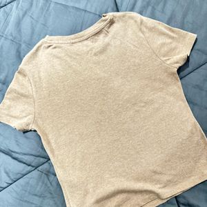 Zara ribbed t shirt