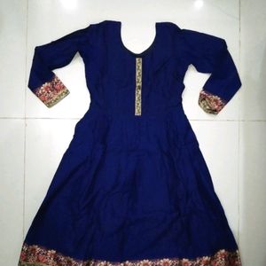 Anarkali Suit Set With Wide Leg Plazzo