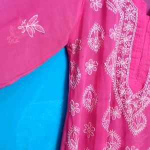 Chikankari Kurta With Inner