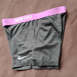 Nike Purple Waist Band Yoga Shorts