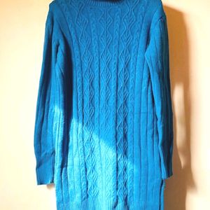 Woolen Self Design Dress