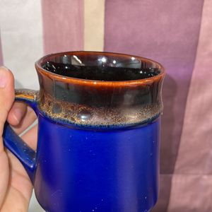 Twig & Twine Austere Ceramic Glazed Indigo Mug