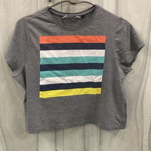 Crop Grey Tshirt