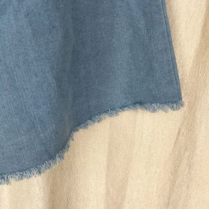 Denim Plazo Styled Jeans