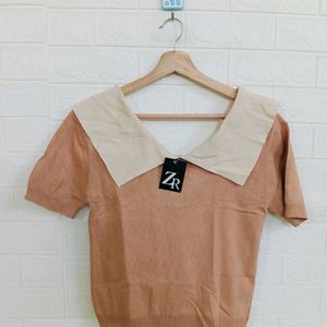 NUDE KOREAN VISCOSE TOPS