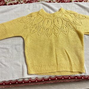 Yellow Knit Sweater