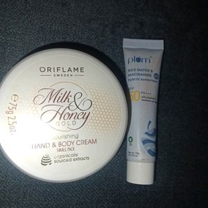 Oriflame Cream And Plum Sunscreen