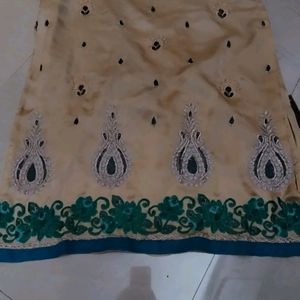 Top Andfull Work  Dupatta With Embroidery And Chamki Work