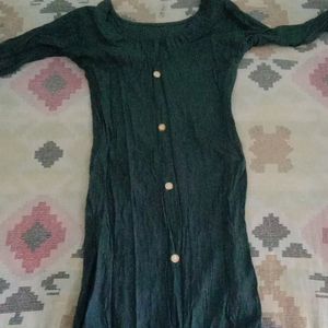 Olive Green Colour Kurti