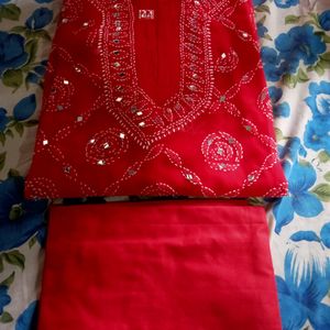 Mirror Wark Laknavi Kurti