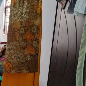 Mustard Yellow Gown Dress 299