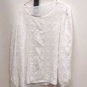 White Embroidered Tunic