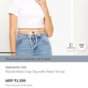 Waist Tie Up Top