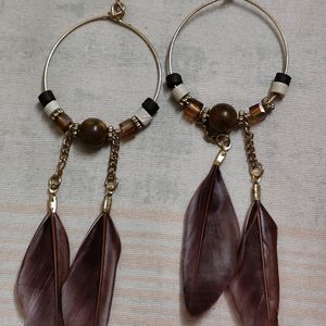 Brown Stylish Earrings