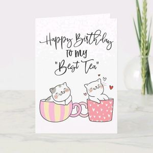 Aesthetic Birthday Greeting Card