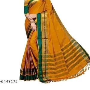 Saree With Stitched Blouse