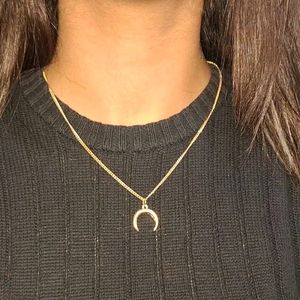 Golden Moon Necklace