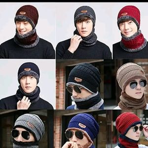 💥winter Cap Set And 10pc Mask As Per Available