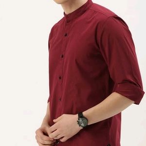 Maroon/Dark Red Shirt For Men