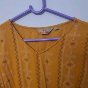 Straight Orange Kurti