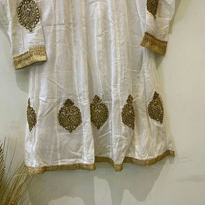 Designer Anarkali With Stone Work