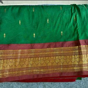 Green Kanchivaram Saree