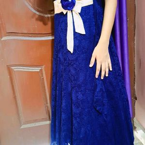 Blue Wedding Dress For Girls