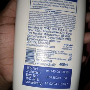 Nivea Body Lotion