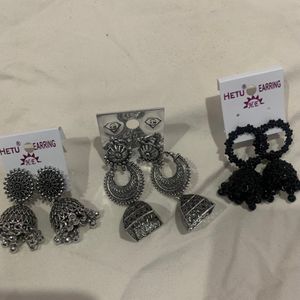 3 Pair Of Jhumka