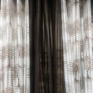 3 Piece Set Curtains 7ft