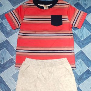 Boys T-shirt Shorts Set