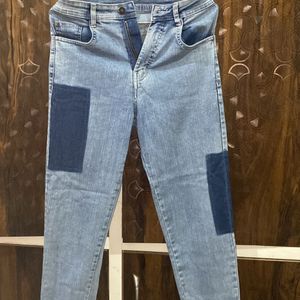 Blue Denim Straight Fit Jeans