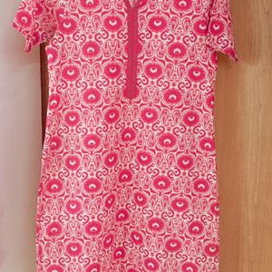 Daily Wear Pink Kurti For Girls