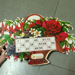 23 Flower Bouquet Housie Tambola Ticket