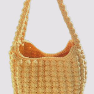 Popcorn Crochet Purse Bag