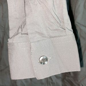 Ladies Formal Shirt Top Full-sleeve Grey