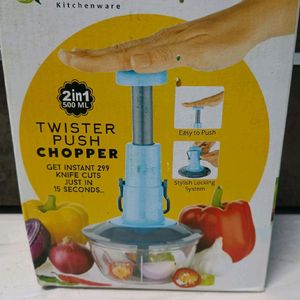 Brand New 2 In 1 Push Chopper..