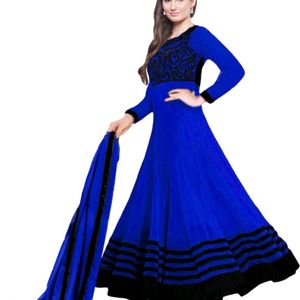 Blue Party Wear anarkali