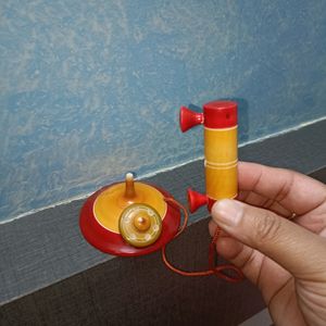 Wooden Telephone- Very Unique (Use as home decor or kids toy)