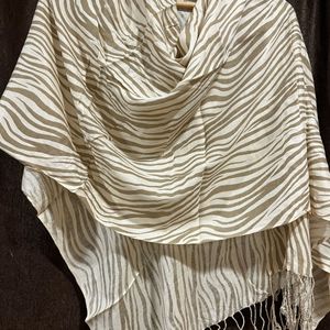 Beige Stole For Women