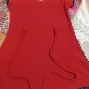 Red Frock For Girls