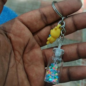 Miniature Bottle Keychain