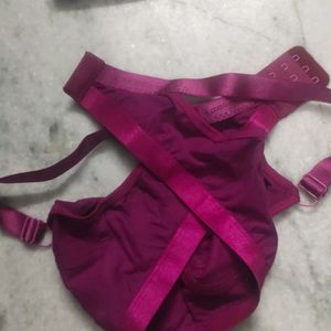 Cotton Bra Lingerie Purple Colour Size 32