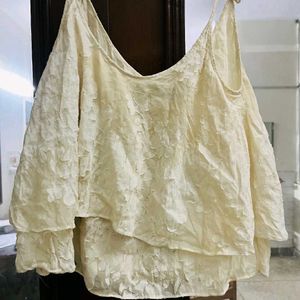 ZARA tank Top Cloud Puff Design