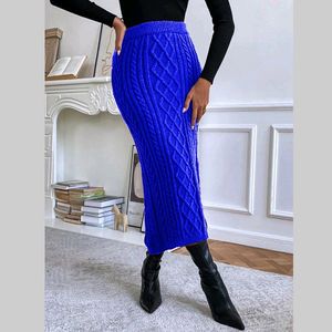 🆕Pinteresty Ribbed Woolen Skirt