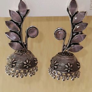 High Quality Semi-precious Stone Studded Earrings