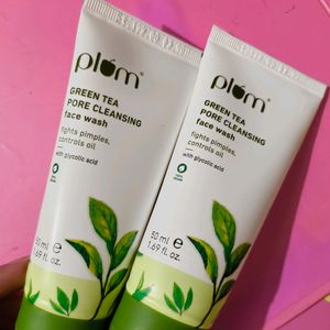 2 Plum Green Tea Pore Cleansing Face Wash