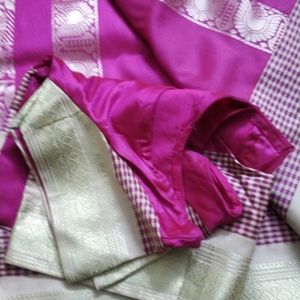 Exclusive Pink Color Silk Saree